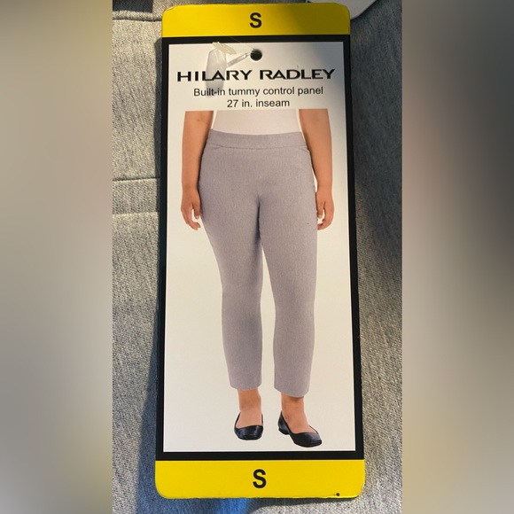 HILARY RADLEY GRAY MID RISE BUILT-IN TUMMY CONTROL PANEL SLIM LEG PANT 🌟NWT🌟 - Picture 3 of 16